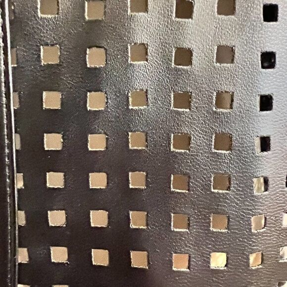 Dolce Cabo Fenestrated Black Leather Jacket Size Medium EUC - Picture 9 of 9